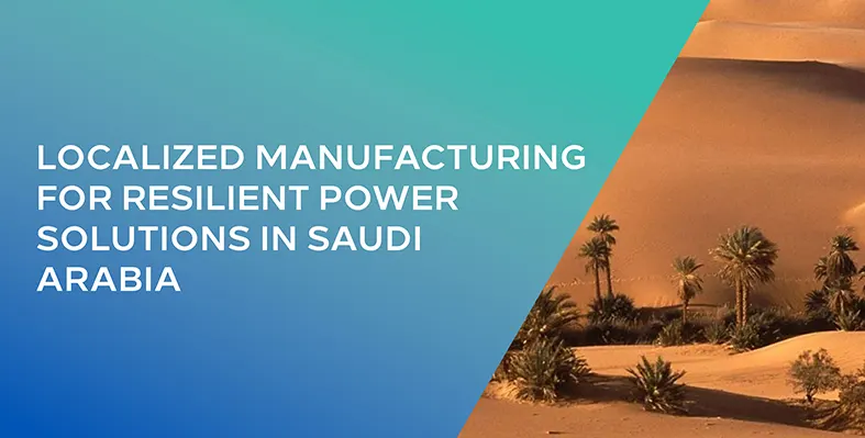 UTEC's products are specifically designed to integrate seamlessly with the regional grid. (Image source: UTEC) Image_of_localised_manufacturing_for_resilient_power_solutions